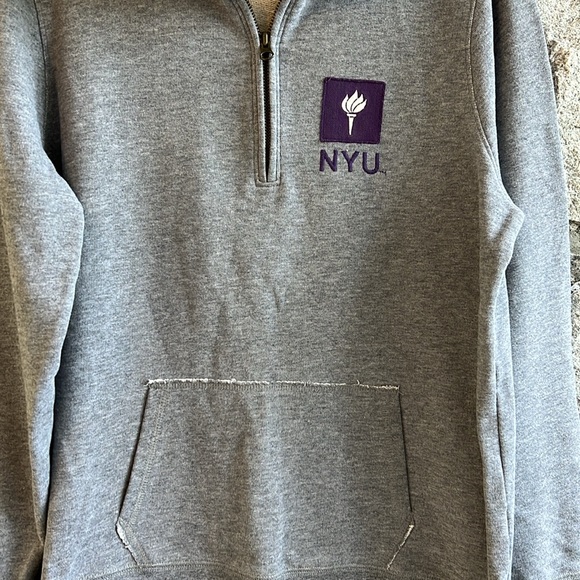 New York University “47” 1/4 Zip Sweatshirt - Picture 5 of 6
